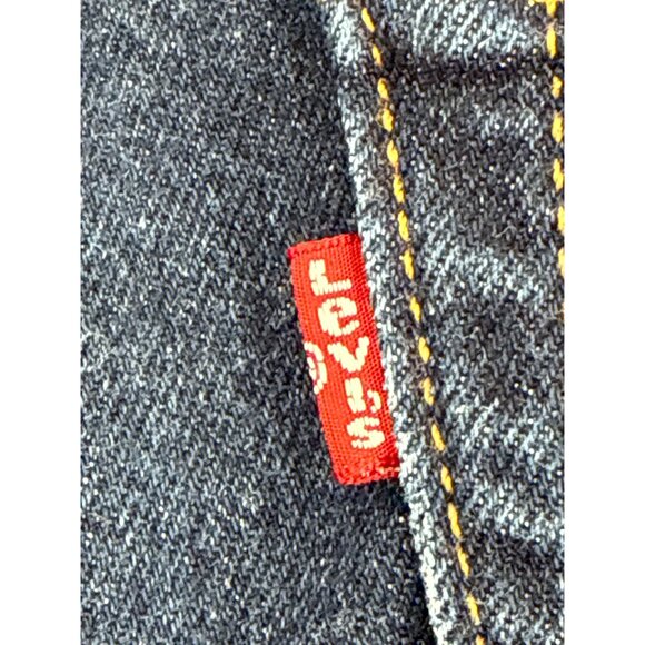 Levis 505 Mens Original Fit Jeans W38 L32 Denim Blue Classic Straight-Leg - Picture 6 of 9